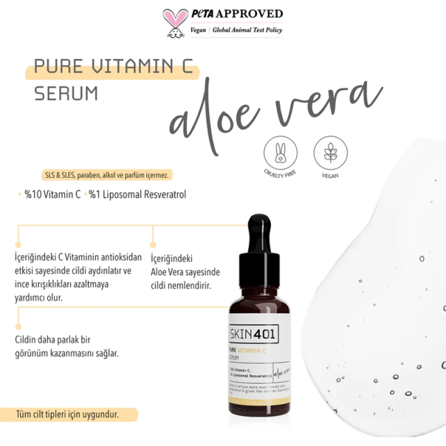 Skin401 Pure Vitamin C Serum 30ml - 3