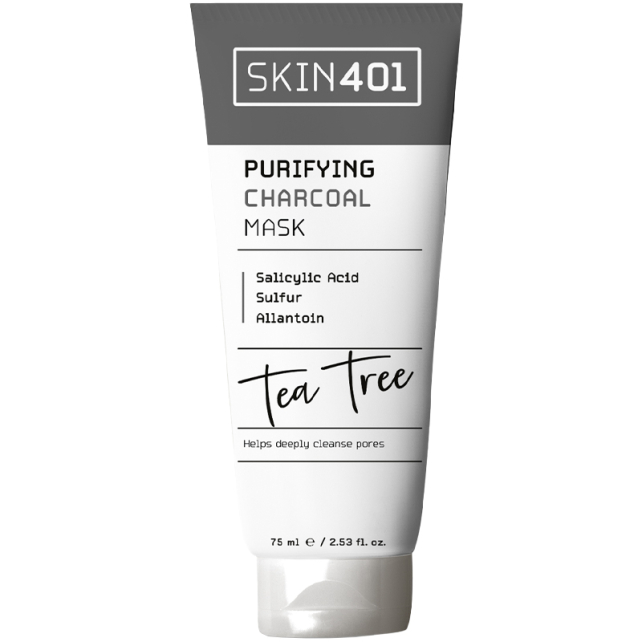 Skin401 Purifying Charchoal Mask - Gözenek ve Siyah Nokta Karşıtı Bakım Maskesi 75ml - 1