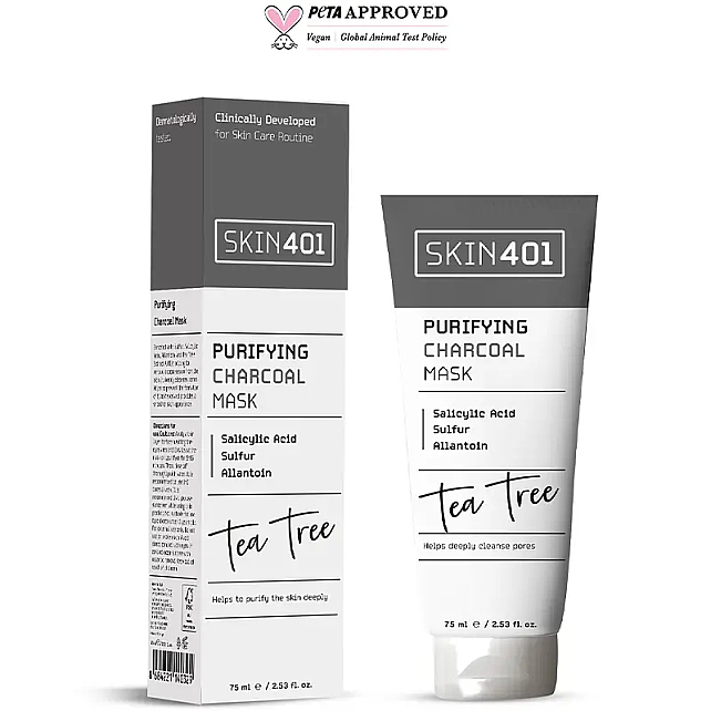 Skin401 Purifying Charcoal Mask - Gözenek ve Siyah Nokta Karşıtı Bakım Maskesi 75ml - 2