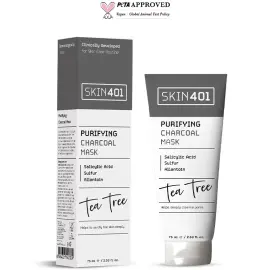 Skin401 Purifying Charcoal Mask - Gözenek ve Siyah Nokta Karşıtı Bakım Maskesi 75ml - 2