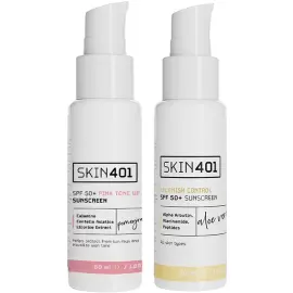 Skin401 Renk Eşitleyici Etkili ve Leke Karşıtı Güneş Kremi Seti - 1