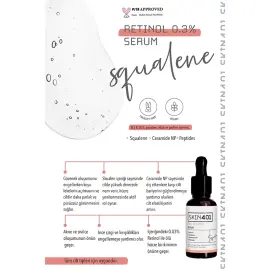 Skin401 Retinol Firm & Renew Yenileyici Etkili Bakım Serumu 30ml - 3