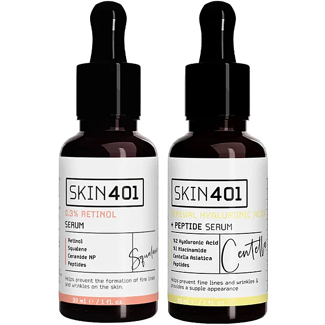 Skin401 Retinol ve Hyaluronik Asit Serum Seti - 1