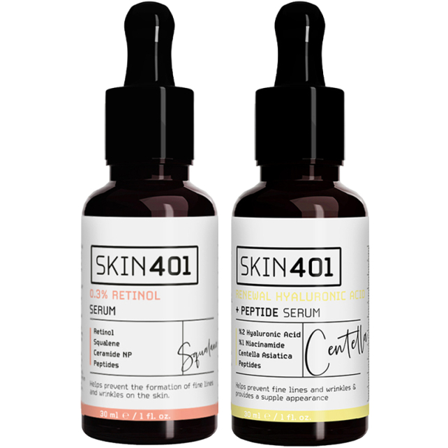Skin401 Retinol ve Hyaluronik Asit Serum Seti - 1