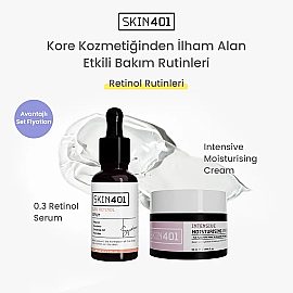 Skin401 Retinol ve Yoğun Nemlendirici Bakım Seti - 3