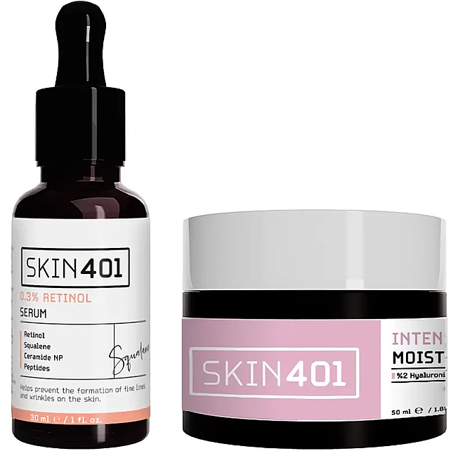 Skin401 Retinol ve Yoğun Nemlendirici Bakım Seti - 1
