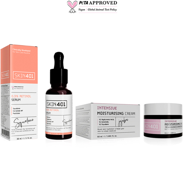Skin401 Retinol ve Yoğun Nemlendirici Bakım Seti - 2