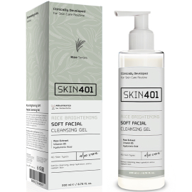 Skin401 Rice Brightening Soft Facial Cleansing Gel - Pirinç Özlü Temizleme Jeli 200ml - 2