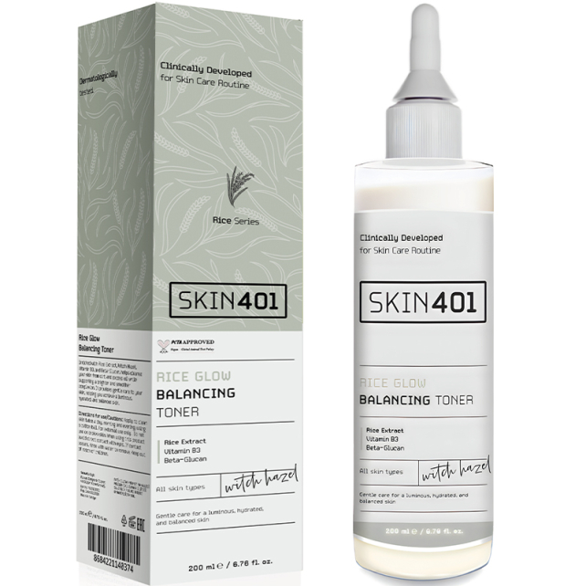 Skin401 Rice Glow Balancing Toner - Pirinç Özlü Tonik 200ml - 2