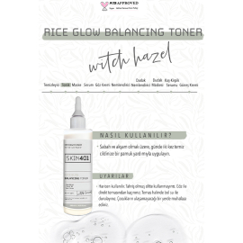 Skin401 Rice Glow Balancing Toner - Pirinç Özlü Tonik 200ml - 4