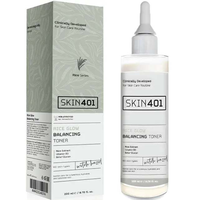 Skin401 Rice Glow Balancing Toner - Pirinç Özlü Tonik 200ml - 2