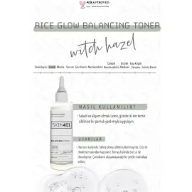 Skin401 Rice Glow Balancing Toner - Pirinç Özlü Tonik 200ml - 4
