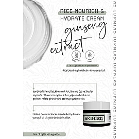 Skin401 Rice Nourish Hydrate Silky Cream - Pirinç Özlü Nemlendirici Krem 50ml - 3