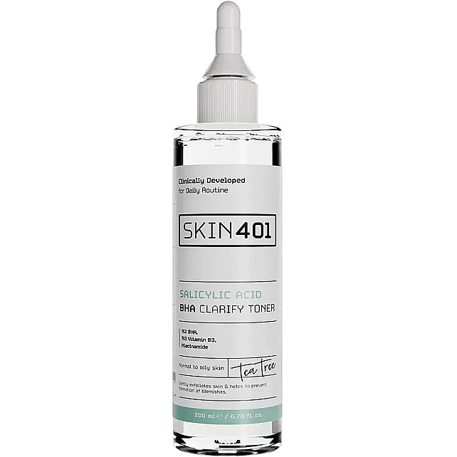 Skin401 Salicylic Acid BHA Clarify Toner - Gözenek ve Siyah Nokta Karşıtı Tonik 200ml