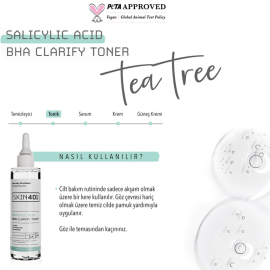Skin401 Salicylic Acid BHA Clarify Toner - Gözenek ve Siyah Nokta Karşıtı Tonik 200ml - 4