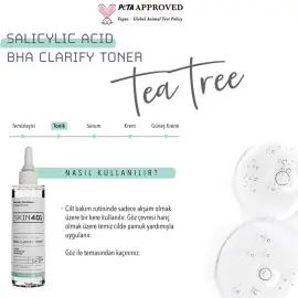Skin401 Salicylic Acid BHA Clarify Toner - Gözenek ve Siyah Nokta Karşıtı Tonik 200ml - 4