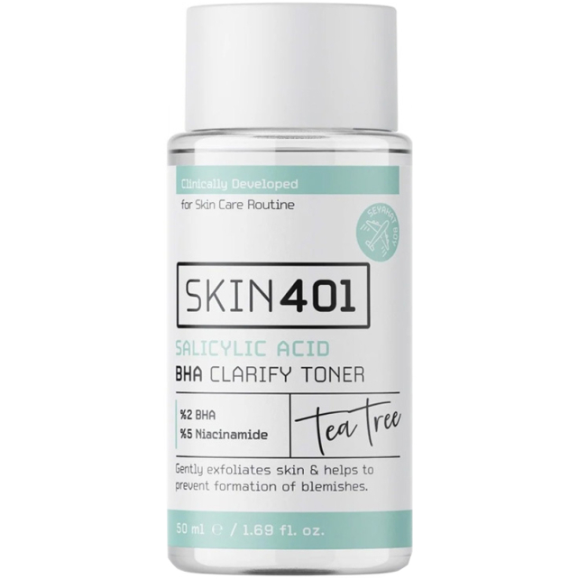 Skin401 Salicylic Acid BHA Clarify Toner - Gözenek ve Siyah Nokta Karşıtı Tonik 50ml - 1