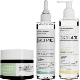 Skin401 Sivilce Oluşumunu Önlemeye ve Gözenek Görünümü Azaltmaya Yardımcı Bakim Seti - 1