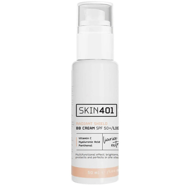 Skin401 Skin Radiant Shield BB Cream SPF 50+ Renkli Nemlendirici Light Tone / Açık Cilt Tonu 50ml - 1