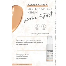 Skin401 Skin Radiant Shield BB Cream SPF 50+ Renkli Nemlendirici Medium Tone / Orta Cilt Tonu 50ml - 3