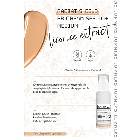 Skin401 Skin Radiant Shield BB Cream SPF 50+ Renkli Nemlendirici Medium Tone/Orta Cilt Tonu 50ml - 3