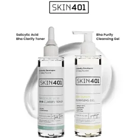 Skin401 Yağlı ve Karma Ciltlere Özel Siyah Nokta ve Leke Karşıtı Yüz Temizleme Seti - 2