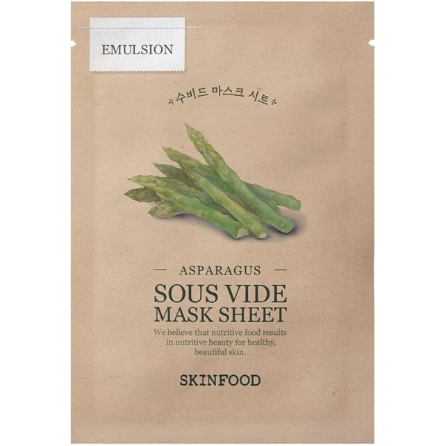 Skinfood Asparagus Sous Vide Mask Sheet - Kağıt Maske 20g - 1