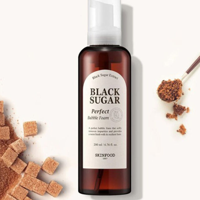 Skinfood Black Sugar Perfect Bubble Foam - Yüz Temizleme Köpüğü 50ml - 2