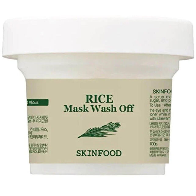 Skinfood Rice Mask Wash Off - Pirinç Özlü Yüz Maskesi 100g - 1