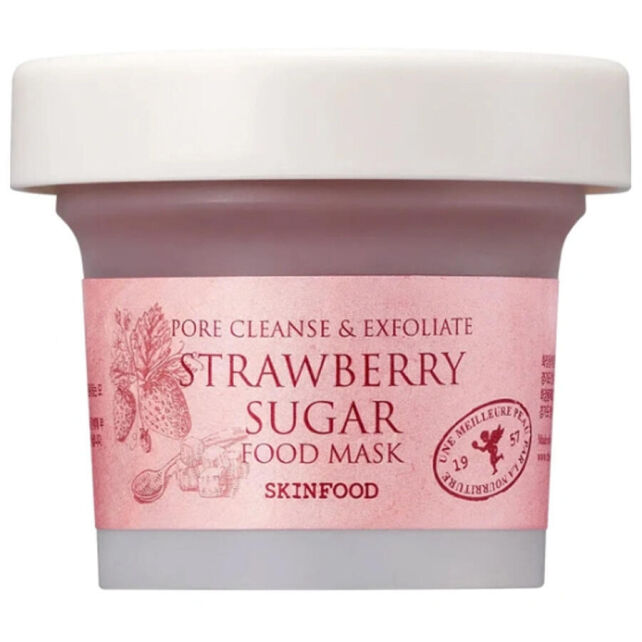 Skinfood Strawberry Sugar Food Mask - Çilekli Şekerli Yüz Maskesi 120g - 1