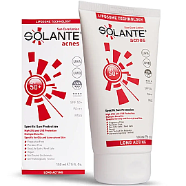 Solante Acnes Lotion SPF 50 + Yağlı Cilt Güneş Koruyucu 150ml - Solante
