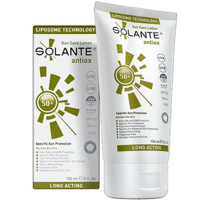 Solante Antiox Sun Care Lotion SPF 50+ Anti Aging Etkili Koruyucu 150ml - 1