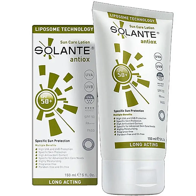 Solante Antiox Sun Care Lotion SPF 50+ Anti-Aging Etkili Koruyucu 150ml - 1