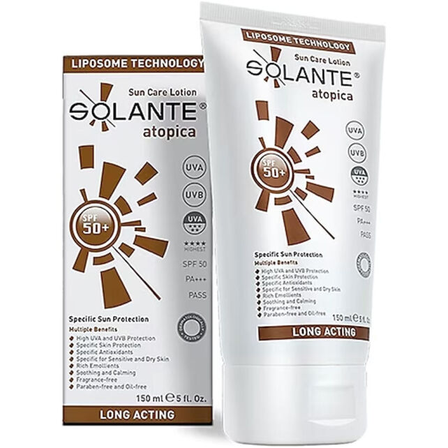 Solante Atopica Lotion SPF 50+ Kuru Cilt Güneş Koruyucu Losyon 150ml - 1