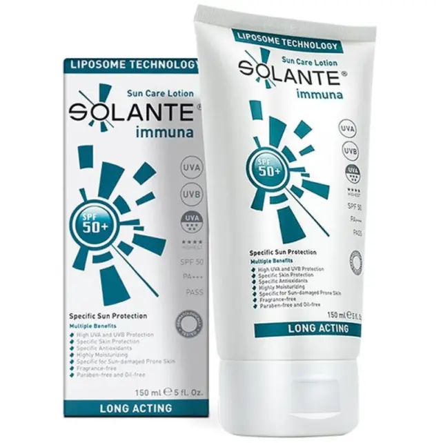 Solante Immuna Lotion SPF 50+ Güneş Koruyucu Losyon 150ml - 1