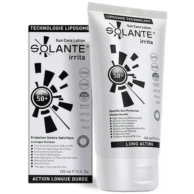 Solante Irrita Lotion SPF 50+ Aşırı Hassas Cilt Güneş Koruyucu Losyon 150ml - 1