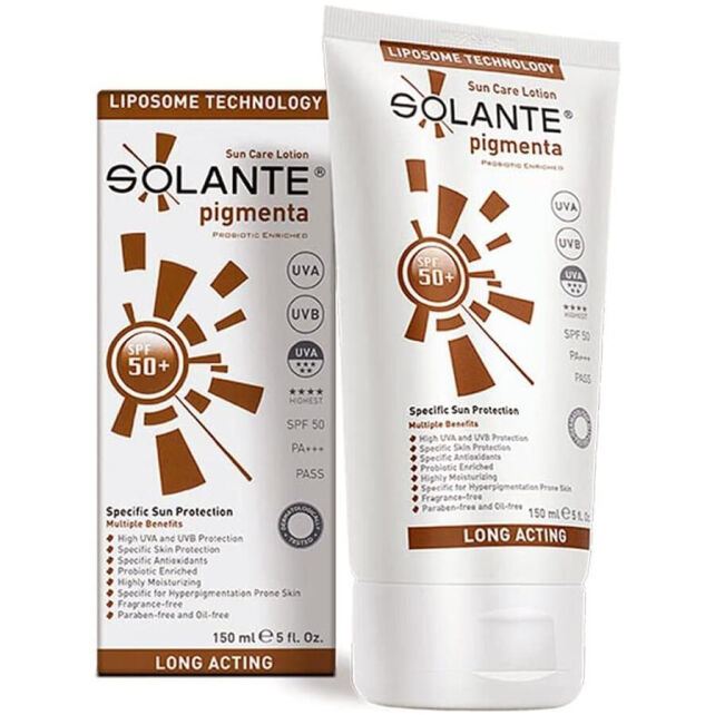 Solante Pigmenta Lotion SPF 50+ Leke Karşıtı Güneş Koruyucu 150ml - 1