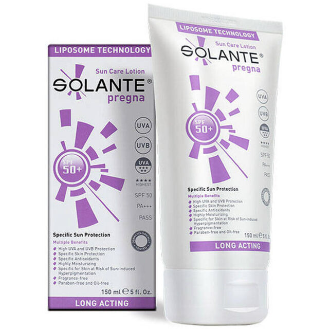 Solante Pregna Lotion SPF 50+ Gebelik Dönemi Güneş Koruyucu 150ml - 1