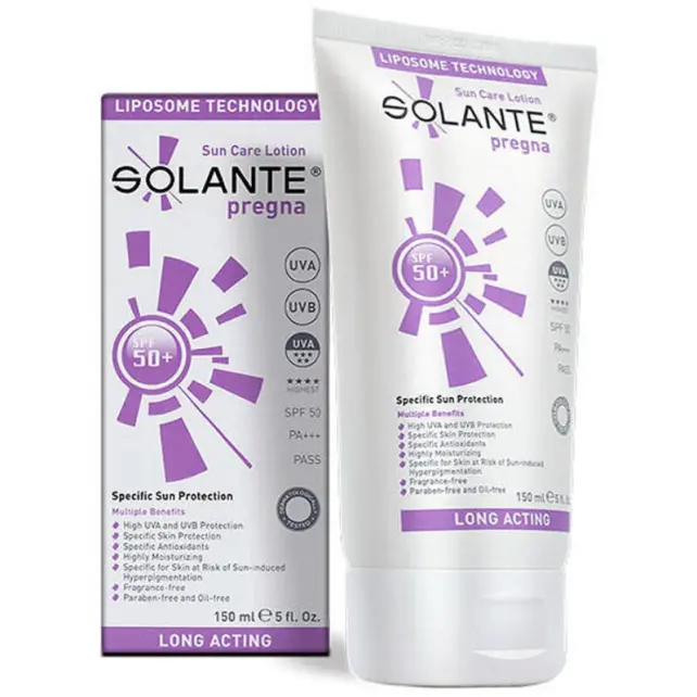 Solante Pregna Lotion SPF 50+ Gebelik Dönemi Güneş Koruyucu 150ml - 1