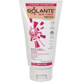 Solante Tele-Rubor Lotion Tinted SPF 50 + Hassas Cilt Renkli Güneş Koruyucu Losyon 50ml - Solante