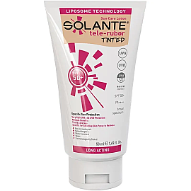 Solante Tele - Rubor Lotion Tinted SPF 50 + Hassas Cilt Renkli Güneş Koruyucu Losyon 50ml - Solante