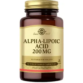 Solgar Alpha Lipoic Acid Takviye Edici Gıda 200mg/50 Kapsül - Solgar