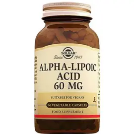 Solgar Alpha Lipoic Acid Takviye Edici Gıda 60mg/30 Kapsül - Solgar