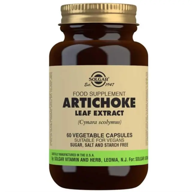 Solgar Artichoke Leaf Extract Takviye Edici Gıda 60 Kapsül - 1