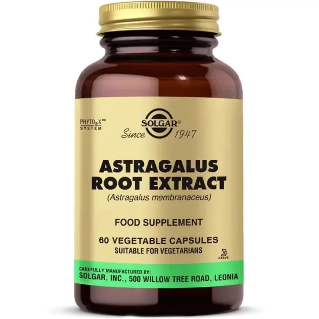 Solgar Astragalus Root Extract - Takviye Edici Gıda 60 Kapsül - 1