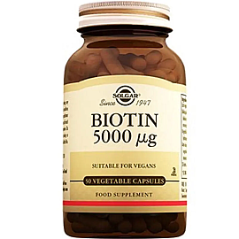 Solgar Biotin Takviye Edici Gıda 5000mcg/50 Kapsül - Solgar