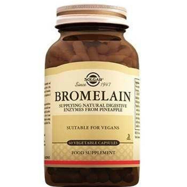 Solgar Bromelain Takviye Edici Gıda 150mg/60 Kapsül - 1