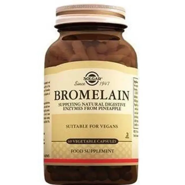 Solgar Bromelain Takviye Edici Gıda 150mg/60 Kapsül - 1