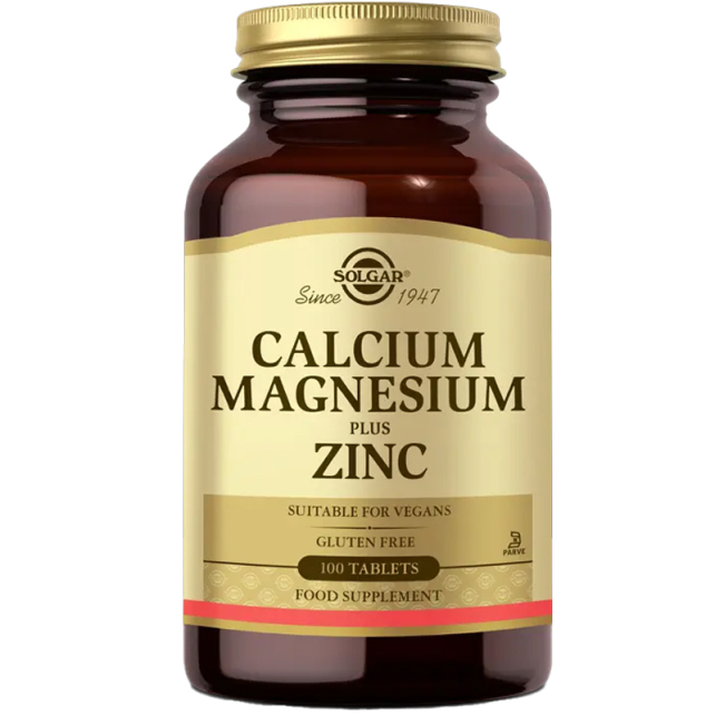 Solgar Calcium Magnesium Takviye Edici Gıda 100 Kapsül - 1