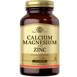 Solgar Calcium Magnesium Takviye Edici Gıda 100 Kapsül - Solgar